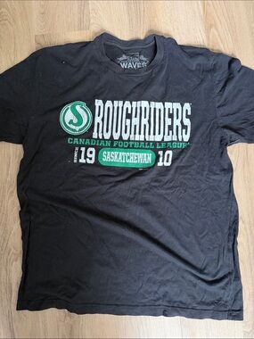 Roughriders Saskatchewan Graphic Tee - Black/Green